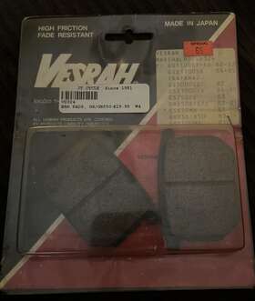 Vd-324 Vesrah For Suzuki Tempter 650 1983 Front Organic Semi-metallic Brake Pads Vd-324 Vesrah For Suzuki Tempter 650 1983 Front Organic Semi-metallic Brake Pads