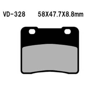 Vesrah Vd-328 Front Organic Semi-metallic Brake Pads