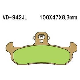 Vd-942jl Vesrah For Husqvarna Wxe610 1991-1994 Front Sintered Metal Brake Pads