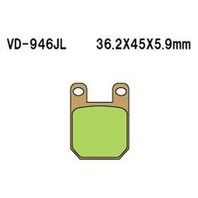 Vd-946jl Vesrah For Beta Evo 2010-2012 Rear Sintered Metal Brake Pads