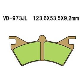 Vesrah Vd-973jl Rear Sintered Metal Brake Pads