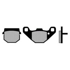 Vd-990 Vesrah For Bombardier Rally 200 03-06 Rear Organic Semi-metallic Brake Pads