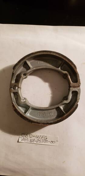 168-25330-00 Yamaha Brake Shoe Set Jbd-41fg