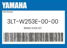 3lt-w253e-00-00 Yamaha Genuine Brake Shoe Kit -