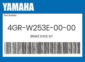 4gr-w253e-00-00 Yamaha Genuine Brake Shoe Kit -