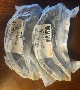 Yamaha 5x5-25130-00-00 2 5x5-25130-00 Front Brake Shoes Yz125 250 465 490 It250 #ya10
