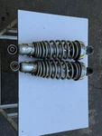 1985 Yamaha Virago Rear Back Chrome Shocks Suspension Absorbers. Fixed Price $30.00.