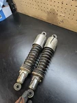 Rear Shocks Suspension 1972 Suzuki TS400 Oem Genuine #1025. Fixed Price $34.00.