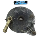 Vintage Husqvarna Rear Brake Backing Plate Assembly. Fixed Price $99.99.