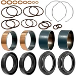 Fork Bushing Dust Oil Seal Rebuild Kit Compatible With Honda Kawasaki Suzuki. Fixed Price $45.52.