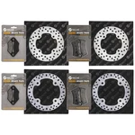 Niche Brake Rotor Pad Kit For Polaris Rzr 570 800 2202412 Semi Metallic. Fixed Price $115.95.