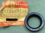 New Genuine Suzuki 51153-26130 Oil Seal Fork Front. Fixed Price $8.38.