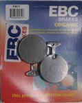 Ebc Pair Series Organic Replacement Brake Pads Mpn FA11. Fixed Price $38.00.