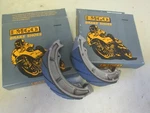 Emgo 2 Pairs Brake Shoe Set - Many Kawasaki + Suzuki Dirt Bikes / Mx. Fixed Price $19.95.