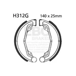 Ebc Grooved Brake Shoe Set (5) Front Left For Honda Xl 500 1980. Fixed Price $37.43.