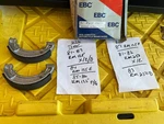 Suzuki Ebc 616 Rear Brake Shoes RM250 Ahrma Dirt Nos Mx. Fixed Price $22.00.