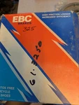 Brake Shoe Set EBC325. Fixed Price $15.00.