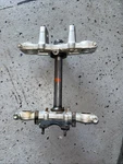 01-03 Honda XR100R Oem Front Forks Lower Upper Triple Tree Stem Clamp 3055. Fixed Price $35.00.