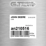 AN210516 Link Fits John Deere (surplus Open Box). Fixed Price $360.56.