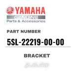 Yamaha Genuine Oem Parts Bracket 5SL-22219-00-00 For YZF-R1. Fixed Price $44.01.