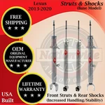 Kyb Genuine Oem Front Struts & Rear Shocks For 2013-2020 Lexus Lifetime Warranty. Fixed Price $511.00.