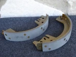 Rear Brake Shoes 4 Harley Big Twin & Panhead 1958-62. Fixed Price $64.95.