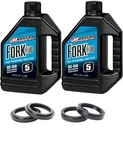Tusk Fork & Dust Seal Kit W/ 2 Qrts Maxima 5WT OIL-48MM Kyb-yamaha-yz-yzf. Fixed Price $69.95.