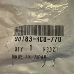 Honda Bolt, Flange (10X62) 90183-HC0-770 Oem New A57. Fixed Price $12.00.