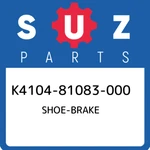 K4104-81083-000 Suzuki Shoe-brake K410481083000, New Genuine Oem Part. Fixed Price $64.66.