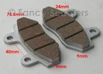 Peace Sports 50/150CC Moped/scooter Brake Shoes TPGS-804.TPGS-811. Fixed Price $7.49.