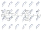 Genuine Nty Drive Shaft NPW-BM-245 For Bmw. Fixed Price $136.42.