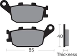 Vesrah Organic Brake Pads VD-163. Fixed Price $33.99.
