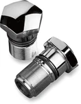 Drag Specialties DS222785 Chrome Fork Tube Caps Fxr Super Glide Ii. Fixed Price $44.67.