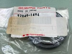 New Genuine Kawasaki 92049-1494 Oil Seal, Fork Outer Tube. Fixed Price $21.65.