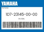 Yamaha Genuine Oil Seal 1D7-23145-00-00. Fixed Price $23.79.