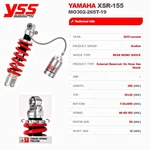 Yamaha XSR155 2017-2022 Yss Rear Mono Gas Shock Absorber Progressive Spring. Fixed Price $359.90.