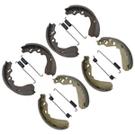 Caltric Rear And Front Brake Shoes For Kawasaki Mule Sx KAF400 2017-2026. Fixed Price $39.00.