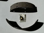 Harley Flh Fx Electra-glide 41808-63 Rear Brake Shoe Lining Pad Kit 1963-72. Fixed Price $11.95.