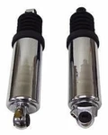 12" Lowered Chrome Air Shocks Heavy Duty Harley Electra Glide Road King Street. Fixed Price $199.95.