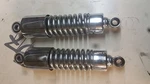 06-09 Triumph Touring Rear Suspension Shocks Set Chrome. Fixed Price $249.99.
