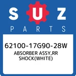 62100-17G90-28W Suzuki Absorber Assy,rr Shock(white) 6210017G9028W, New Genuine. Fixed Price $912.14.