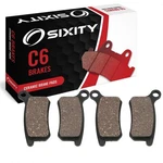 Front + Rear Ceramic Brake Pads 2007-2011 Ktm 105 Sx Set Full Kit Complete Vi. Fixed Price $18.25.
