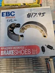 Brake Shoe Set EBC502G. Fixed Price $10.00.