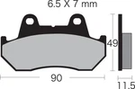 VD-123/3 Vesrah Organic Brake Pads. Fixed Price $31.83.