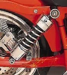 Progressive Suspension 412 Chrome 13-1/2" Standard Shocks For Harley-davidson. Fixed Price $379.95.