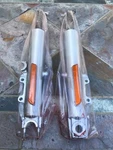 Harley Davidson Oem Front Fork Leg Set 46497-09 46537-09. Fixed Price $150.00.