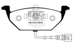 Ebc Yellowstuff Front Brake Pads For Vw Polo (6R) 1.2 (70 Bhp) (2009 14). Fixed Price $139.92.