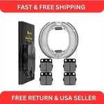 Caltric Front Brake Pads And Rear Shoes For Honda TRX250X 2X4 2009-2020. Fixed Price $35.40.