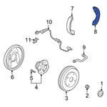 For Honda Accord 1990-2007 43053SM4A02 Rear Drum Brake Shoe. Fixed Price $145.40.