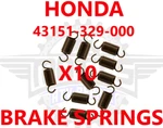 10X Brake Shoe Springs Honda Recon 250EX 250X 90EX Atc 250SX 250R 185. Fixed Price $15.97.